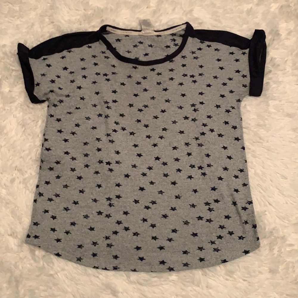 Lucky Brand Star tee size M with rolled sleeves